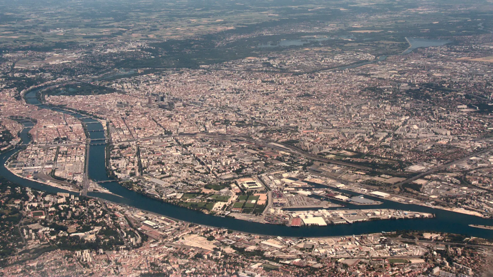 Le quartier de Gerland, au sud de Lyon